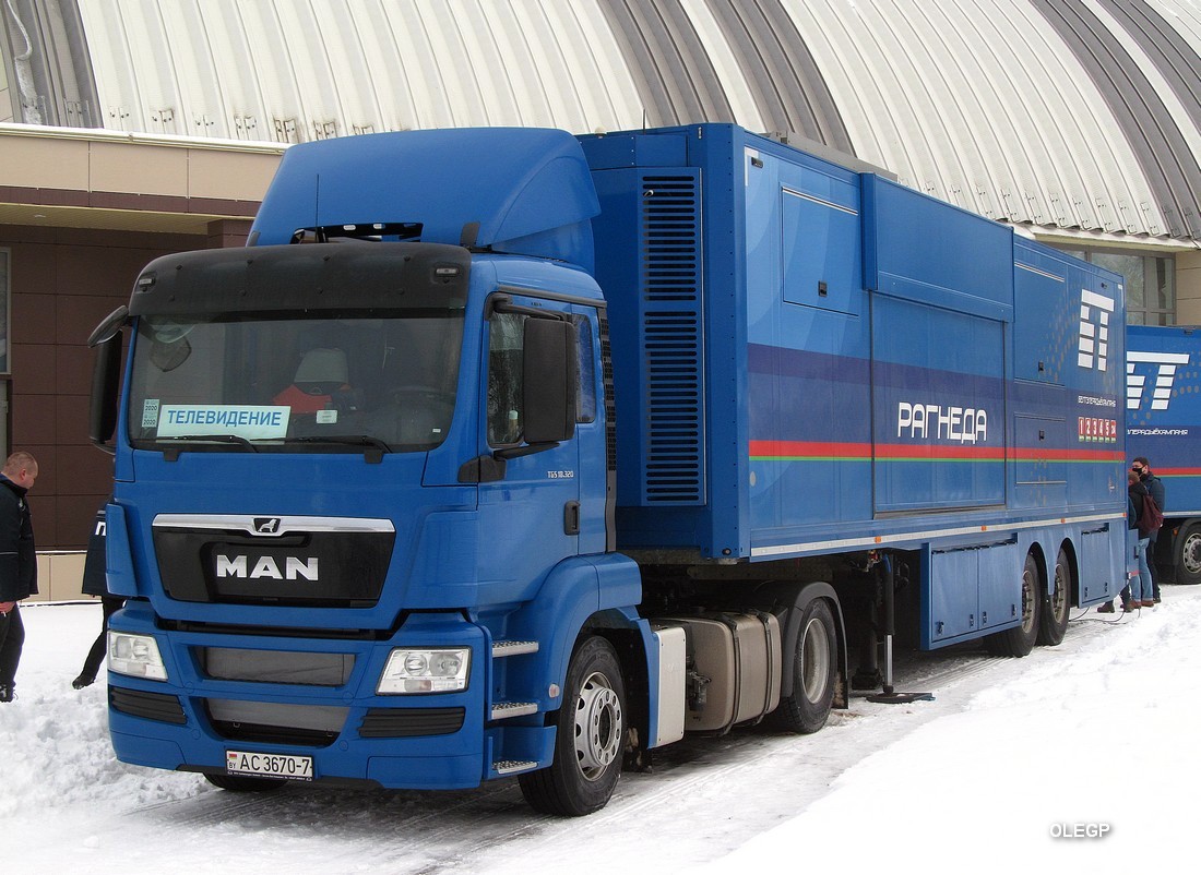Минск, № АС 3670-7 — MAN TGS 18.320