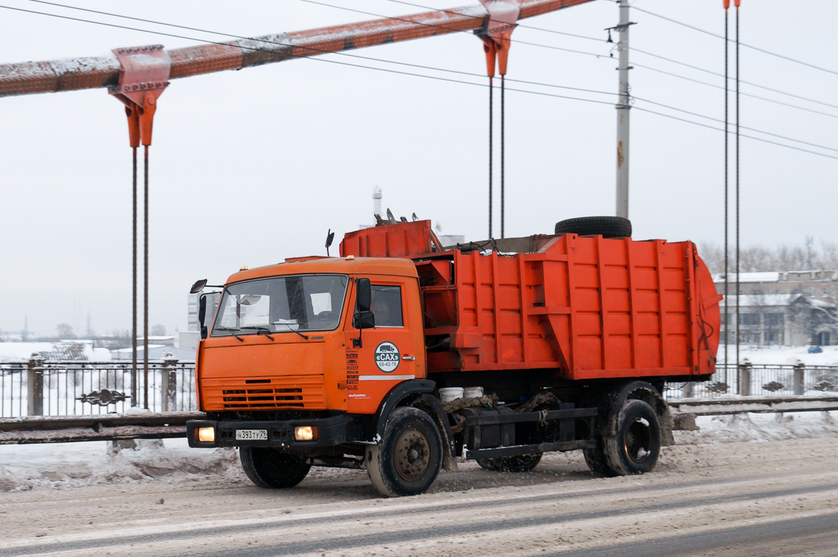 Архангельская область, № Н 393 ТУ 29 — КамАЗ-43253-A3(96)