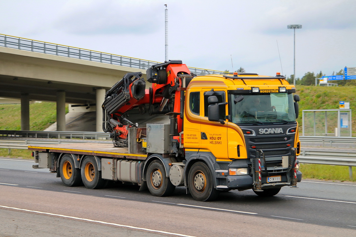 Финляндия, № CIK-111 — Scania ('2009-2011, общая модель)