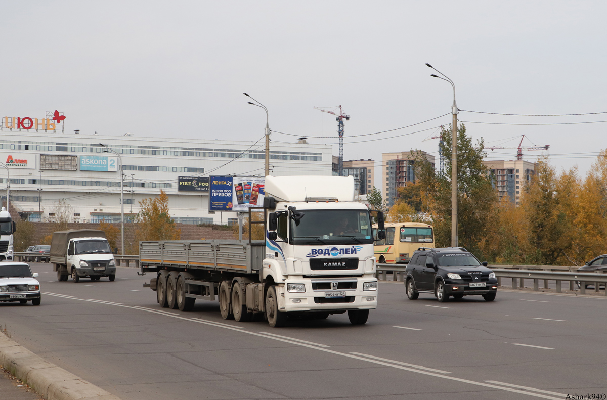 Красноярский край, № Р 606 НУ 124 — КамАЗ-65206-T5(68)