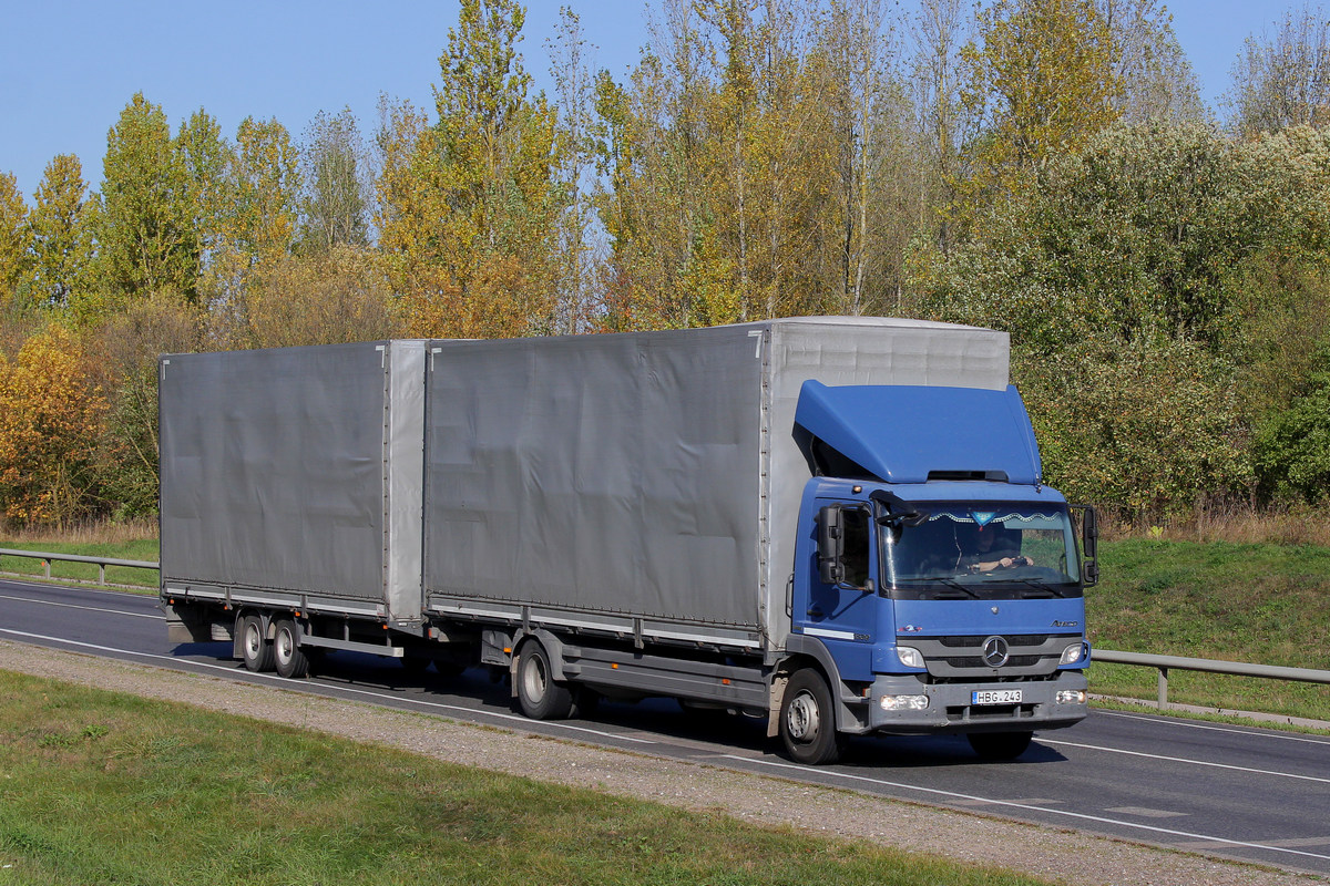 Литва, № HBG 243 — Mercedes-Benz Atego 1529