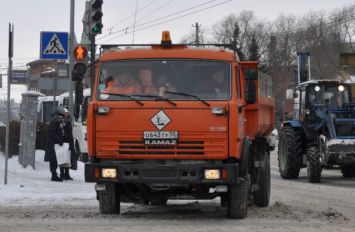 Омская область, № О 643 ТУ 55 — КамАЗ-43255-A3(96)