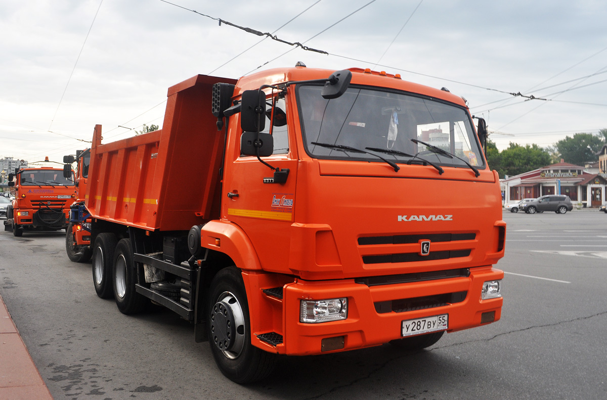 Омская область, № У 287 ВУ 55 — КамАЗ-65115-L4(19)