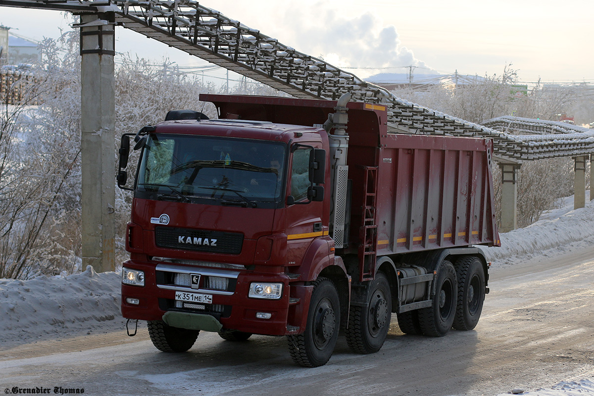 Саха (Якутия), № К 351 МЕ 14 — КамАЗ-65801-T5(68)