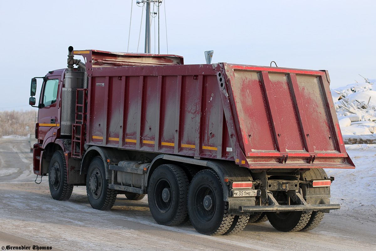 Саха (Якутия), № К 351 МЕ 14 — КамАЗ-65801-T5(68)