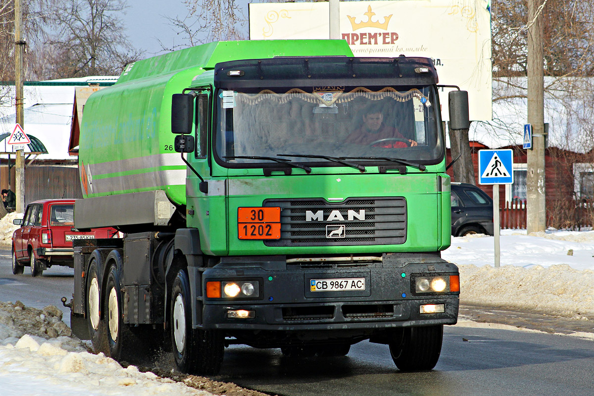 Черниговская область, № СВ 9867 АС — MAN F2000 26.414