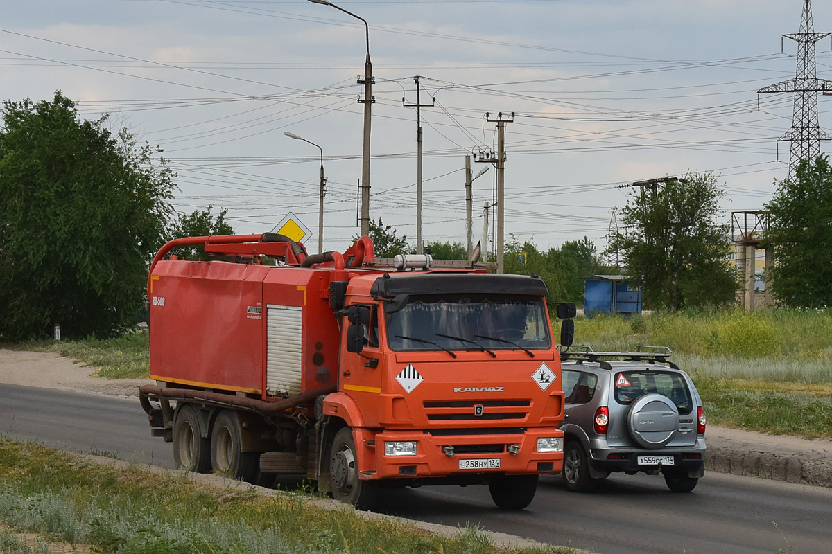 Волгоградская область, № Е 258 НУ 134 — КамАЗ-65115-A5(48)