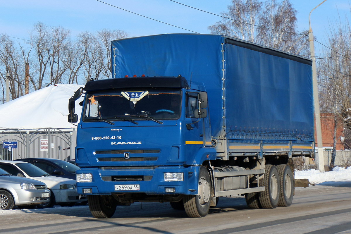 Омская область, № У 259 ОА 55 — КамАЗ-65117-A5(48)
