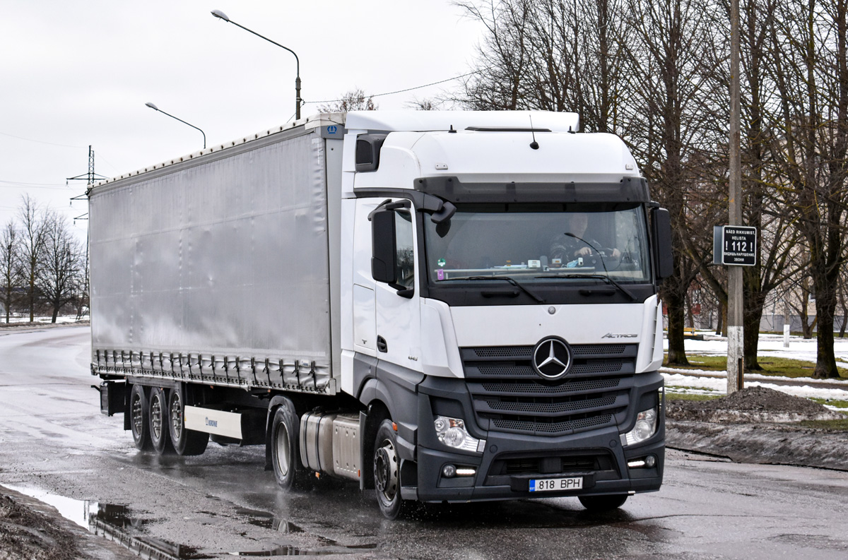 Эстония, № 818 BPH — Mercedes-Benz Actros ('2011) 1846