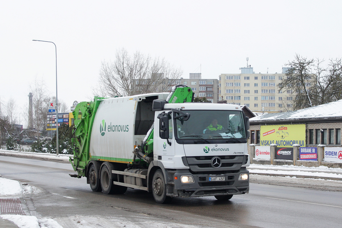 Литва, № GAF 457 — Mercedes-Benz Actros ('2009) 2532