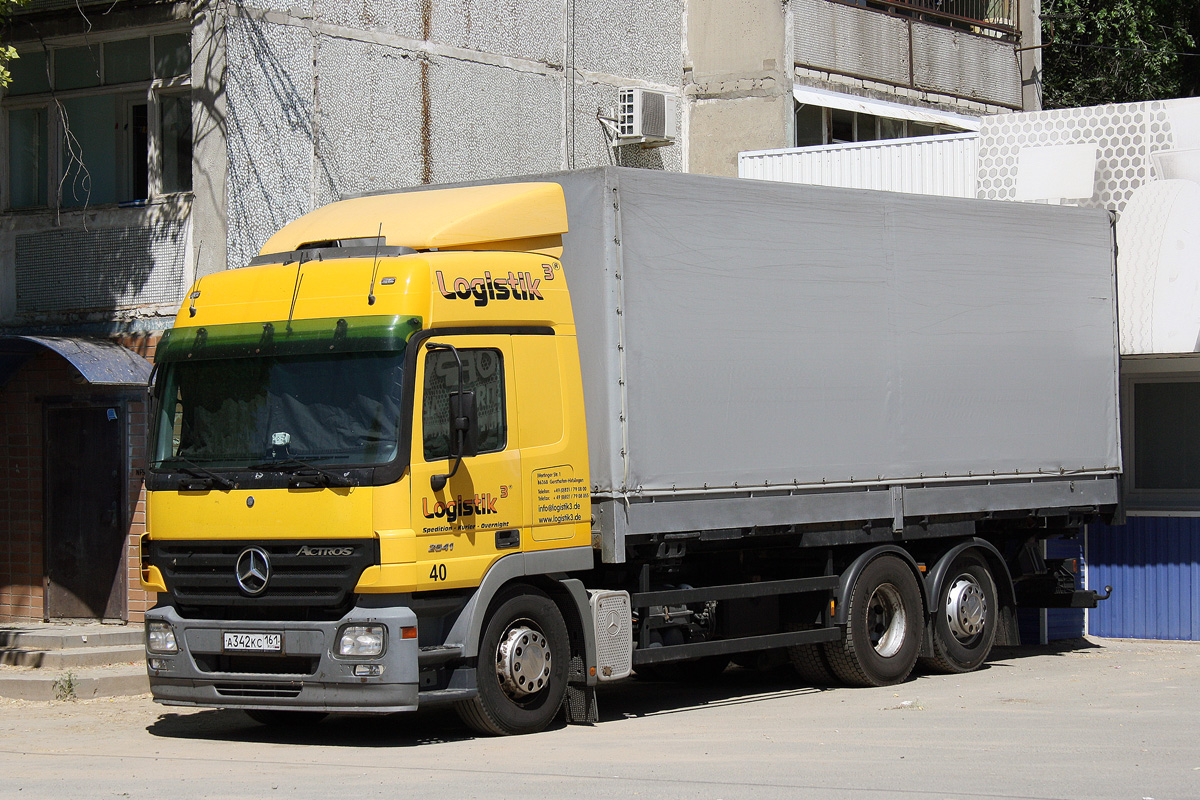 Ростовская область, № А 342 КС 161 — Mercedes-Benz Actros ('2003) 2541