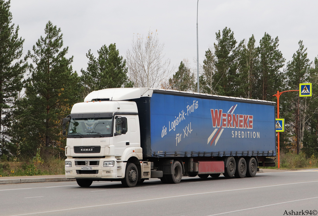 Удмуртия, № М 333 ВС 18 — КамАЗ-5490-S5(87)