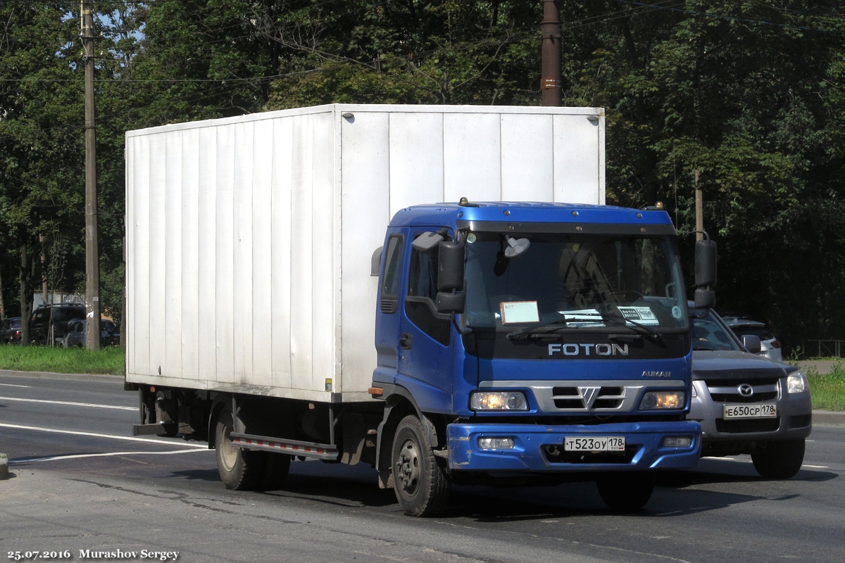 Санкт-Петербург, № Т 523 ОУ 178 — Foton Auman (общая модель)