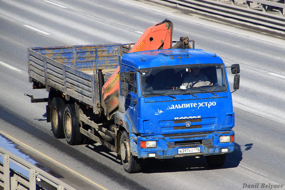 Санкт-Петербург, № В 397 КО 178 — КамАЗ-65117-N3(78)