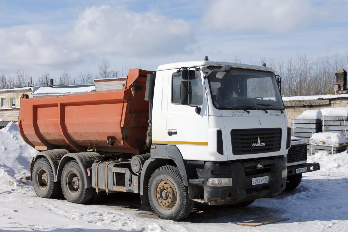 Удмуртия, № С 289 АТ 18 — МАЗ-6501B5