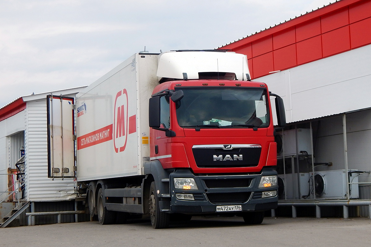 Воронежская область, № М 472 АУ 136 — MAN TGS 28.360