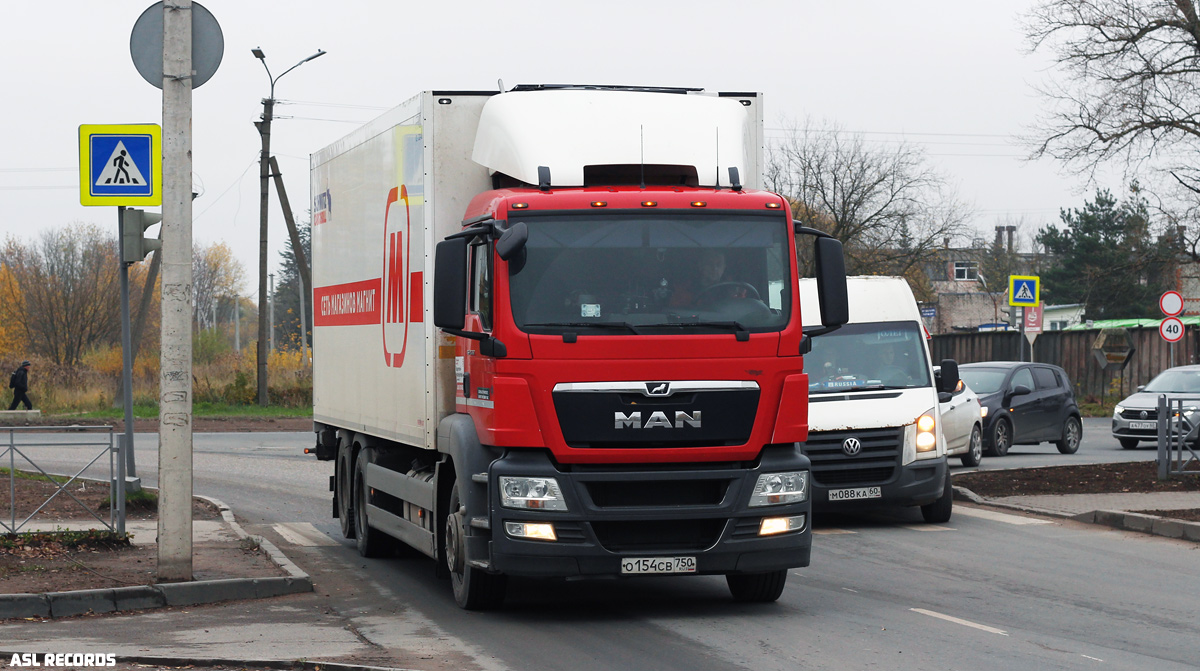 Новгородская область, № О 154 СВ 750 — MAN TGS 28.360