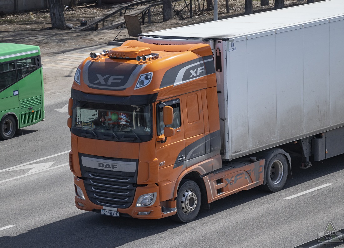 Шымкент, № 316 GLA 17 — DAF XF Euro6 FT