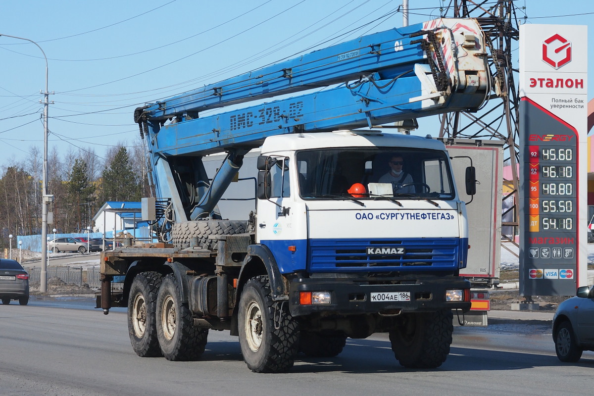 Ханты-Мансийский автоном.округ, № К 004 АЕ 186 — КамАЗ-43114-15 [43114R]