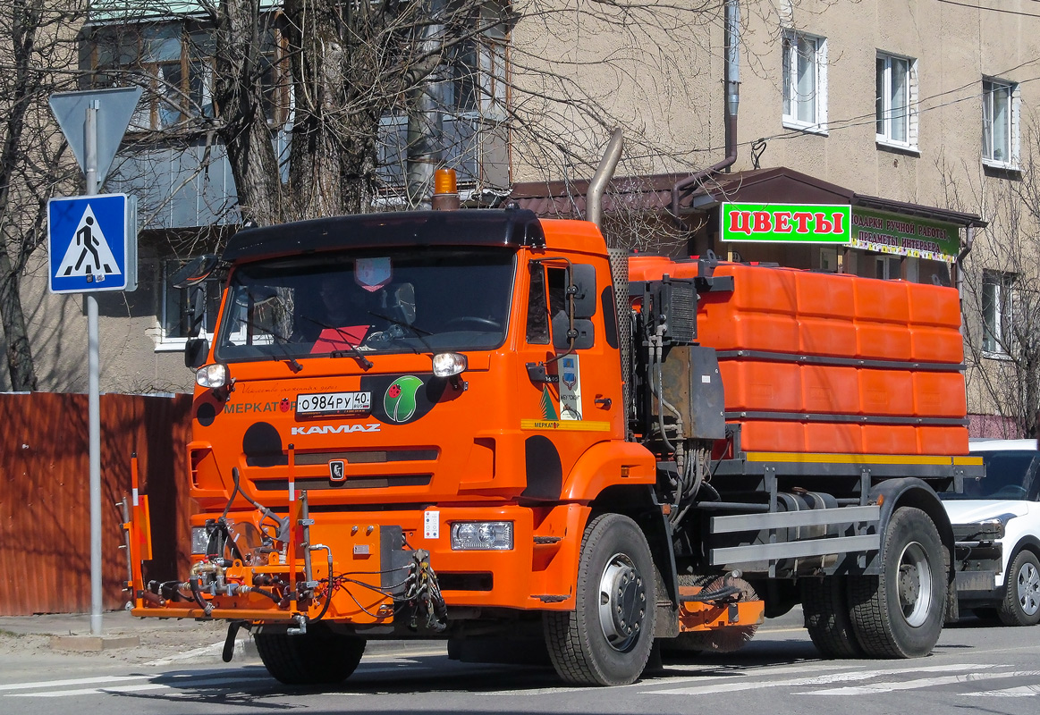Калужская область, № О 984 РУ 40 — КамАЗ-53605-A5(48)