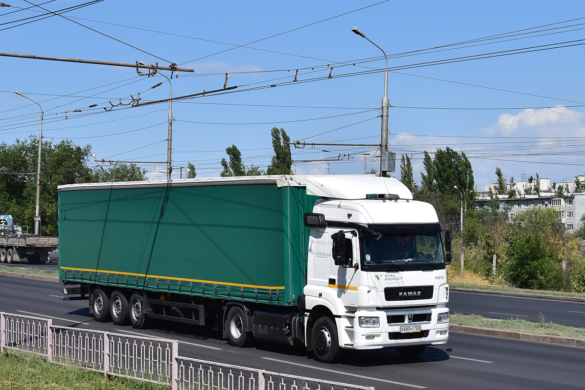 Ставропольский край, № Е 685 НТ 126 — КамАЗ-5490-S5(87)
