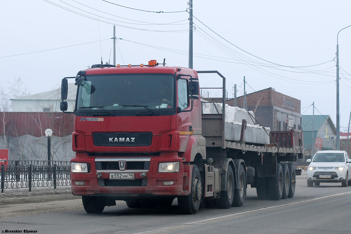 Саха (Якутия), № В 552 НН 14 — КамАЗ-65806-T5(68)