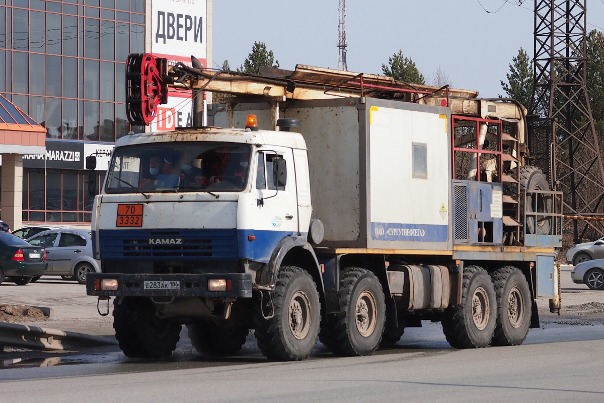 Ханты-Мансийский автоном.округ, № Е 283 АК 186 — КамАЗ-63501 [635010]