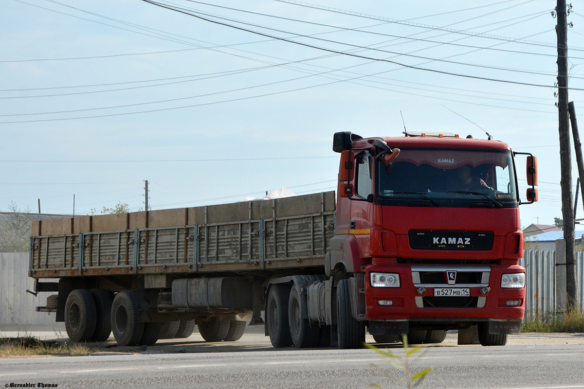 Саха (Якутия), № В 527 МВ 14 — КамАЗ-65806-T5(68)