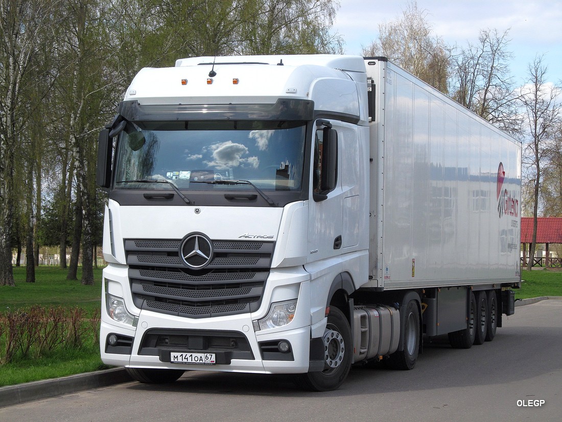 Смоленская область, № М 141 ОА 67 — Mercedes-Benz Actros '18 1845 [Z9M]