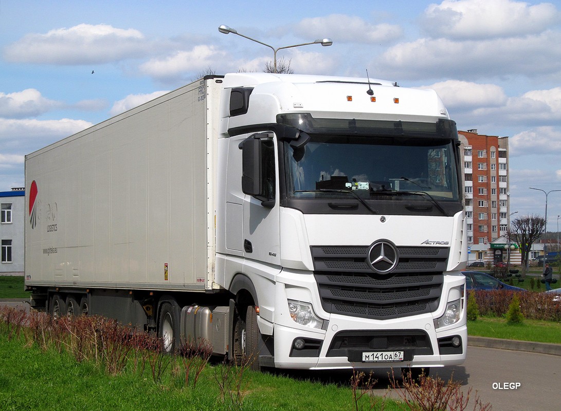 Смоленская область, № М 141 ОА 67 — Mercedes-Benz Actros '18 1845 [Z9M]