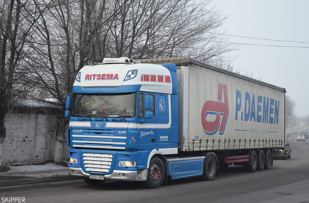 Алматинская область, № 542 NTB 05 — DAF XF105 FT