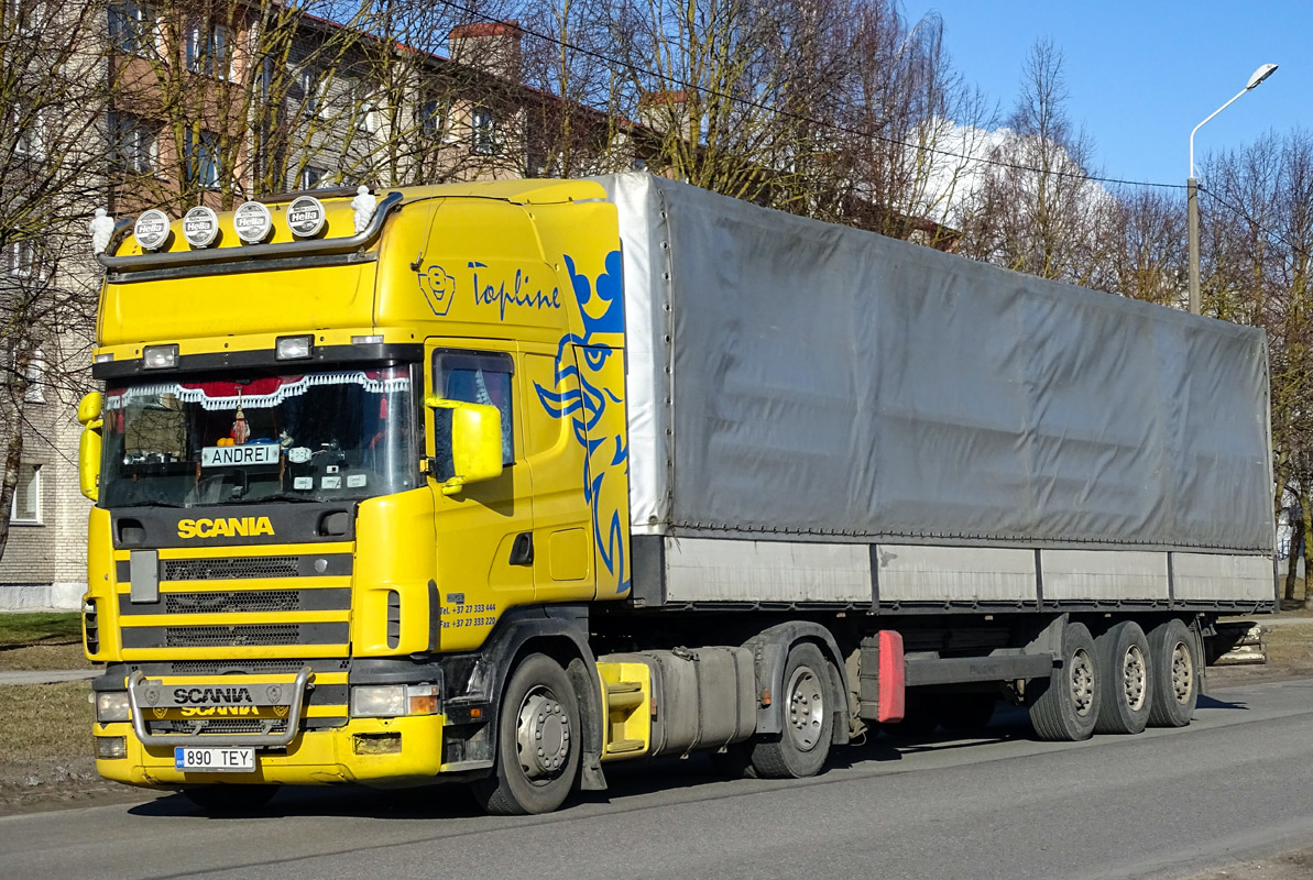 Эстония, № 890 TEY — Scania ('1996) R164L