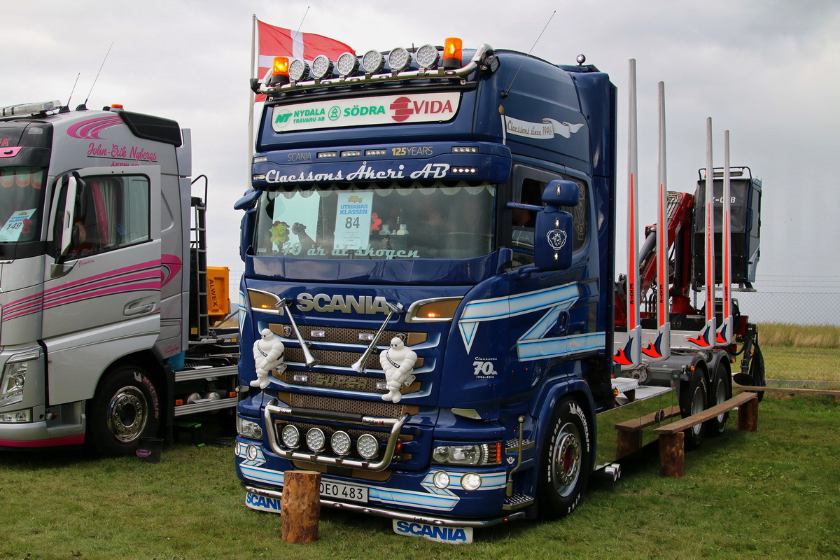 Швеция, № OEO 483 — Scania ('2013) R580; Швеция — Nordic Trophy 2018