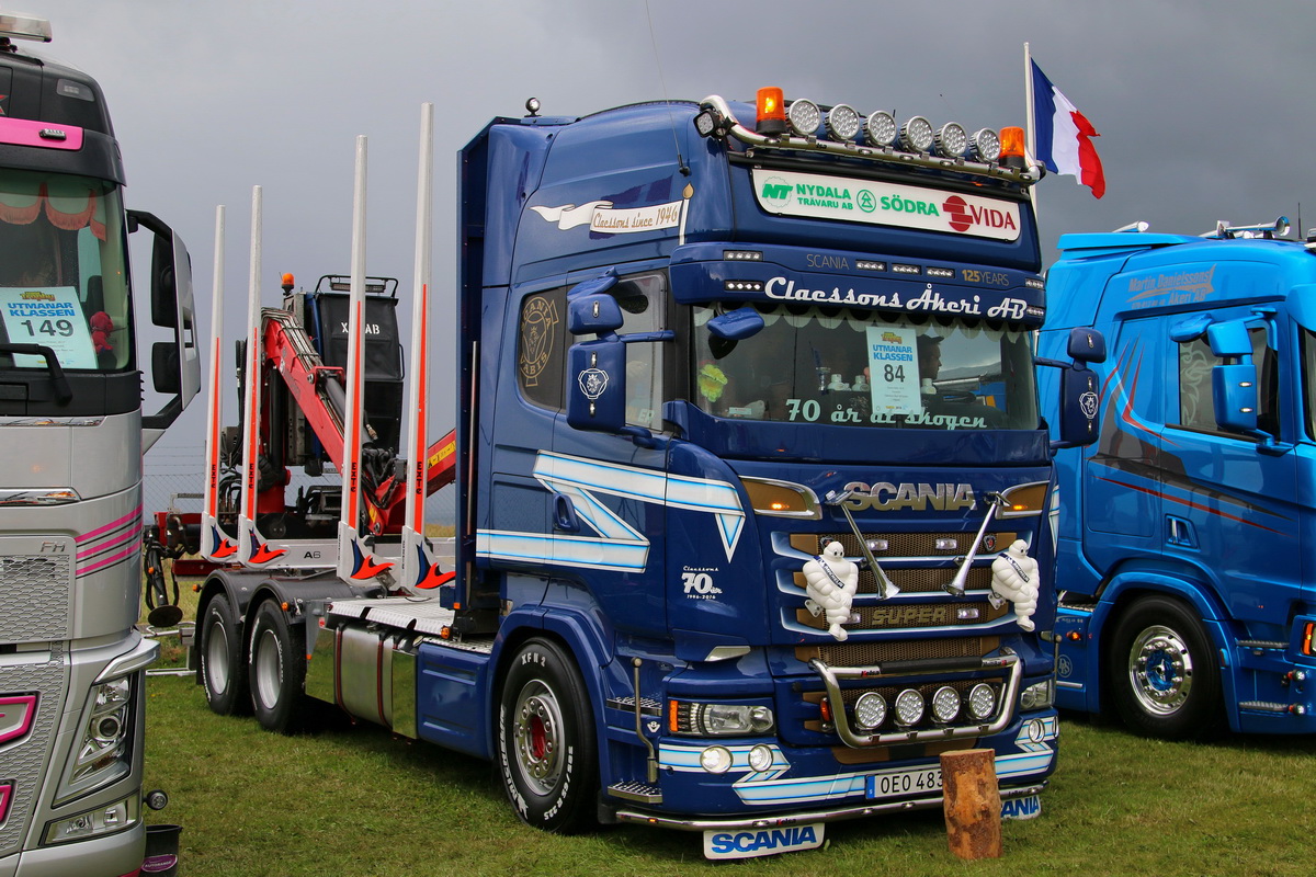Швеция, № OEO 483 — Scania ('2013) R580; Швеция — Nordic Trophy 2018