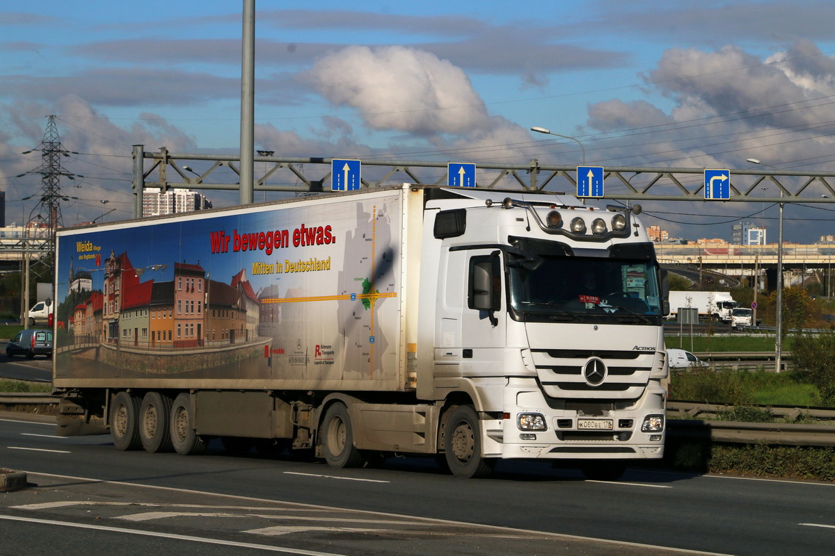 Санкт-Петербург, № К 080 ВЕ 178 — Mercedes-Benz Actros ('2009) 1841