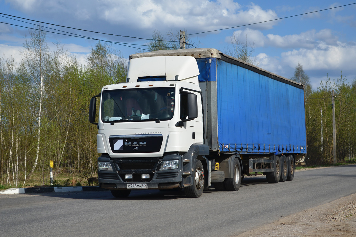 Калужская область, № О 743 МА 40 — MAN TGS 19.400