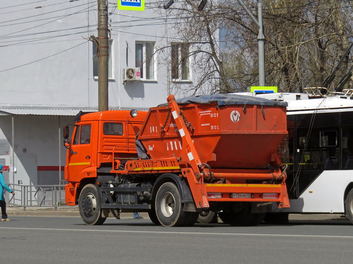 Кировская область, № Р 734 РМ 43 — КамАЗ-43255-G5(69)