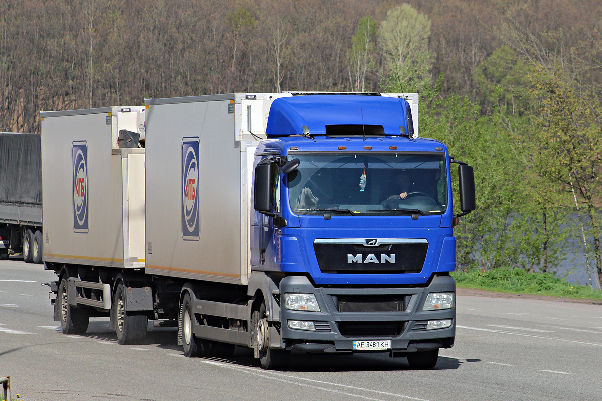 Днепропетровская область, № АЕ 3481 КН — MAN TGX ('2007) 18.360