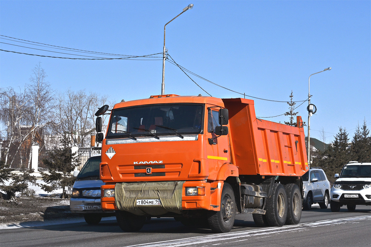 Саха (Якутия), № Т 804 МЕ 14 — КамАЗ-65115-N3(78)