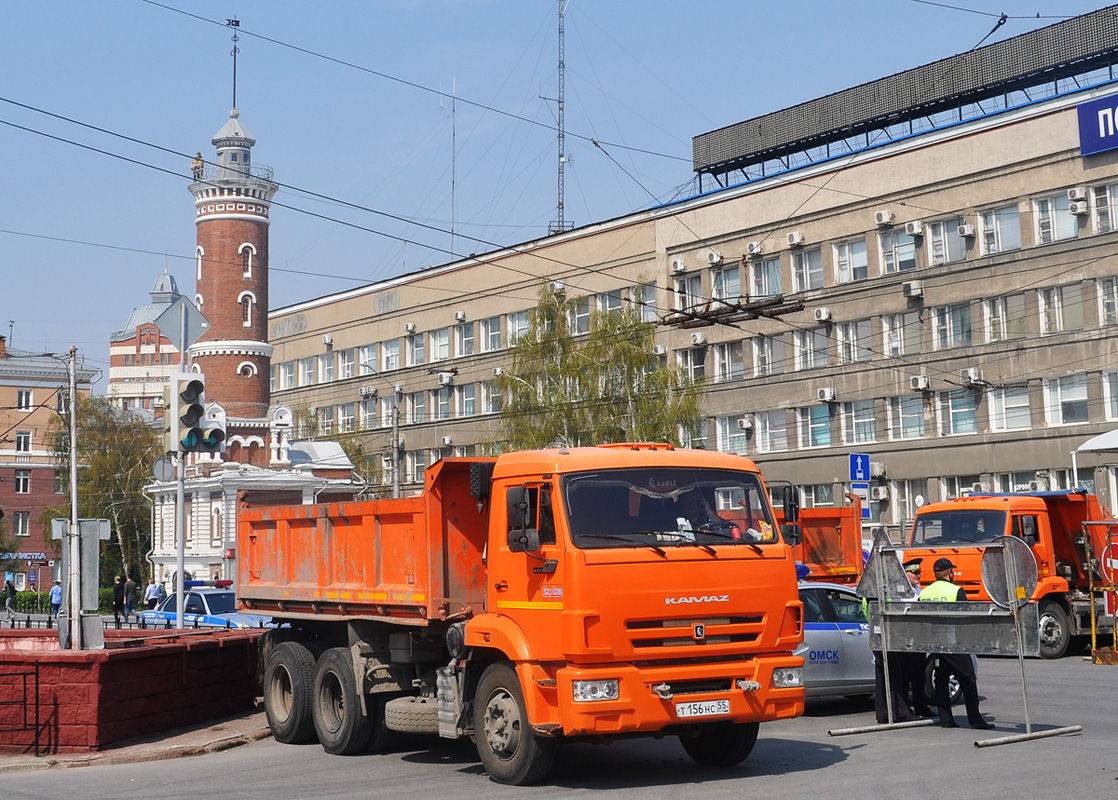 Омская область, № Т 156 НС 55 — КамАЗ-65115-L4(19)