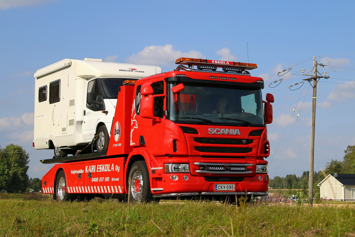 Финляндия, № CKV-595 — Scania ('2009-2011, общая модель)