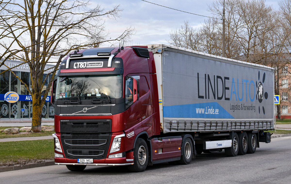 Эстония, № 029 MSJ — Volvo ('2012) FH.500