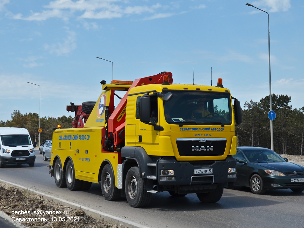 Севастополь, № А 248 МР 92 — MAN TGS 41.480