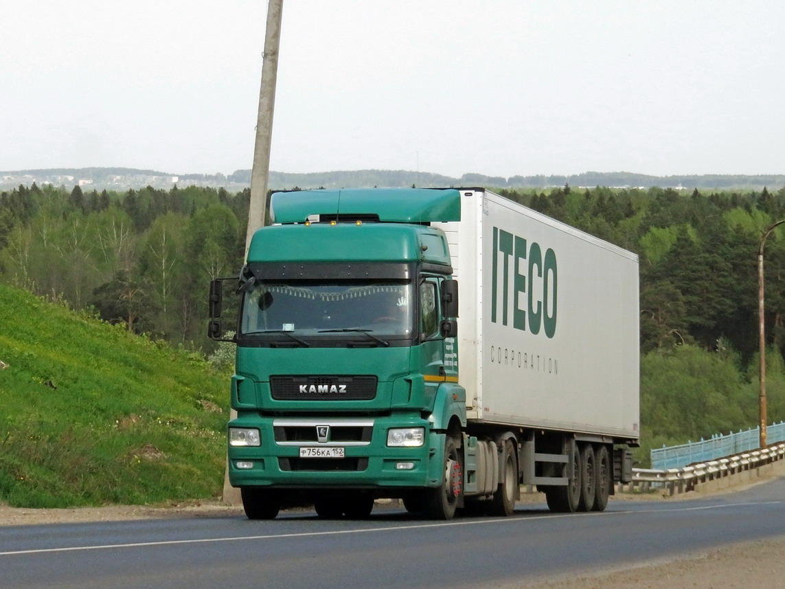 Нижегородская область, № Р 756 КА 152 — КамАЗ-5490-S5(87)