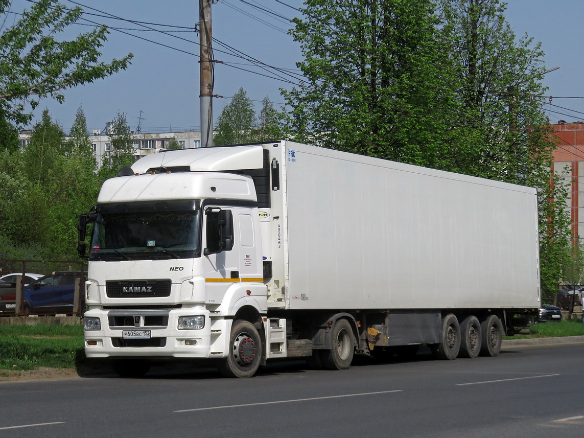 Нижегородская область, № Р 605 ВС 152 — КамАЗ-5490-S5(87)