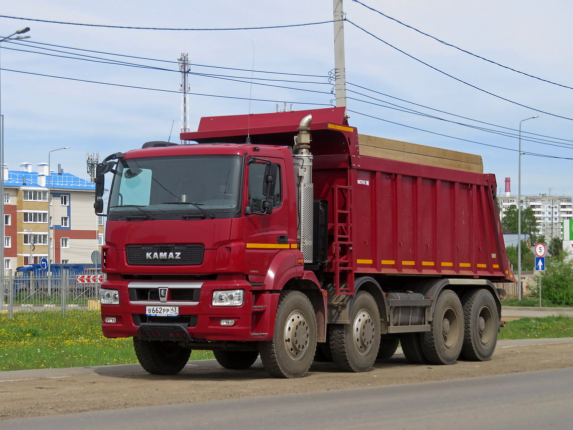 Кировская область, № В 662 РР 43 — КамАЗ-65801-T5(68)