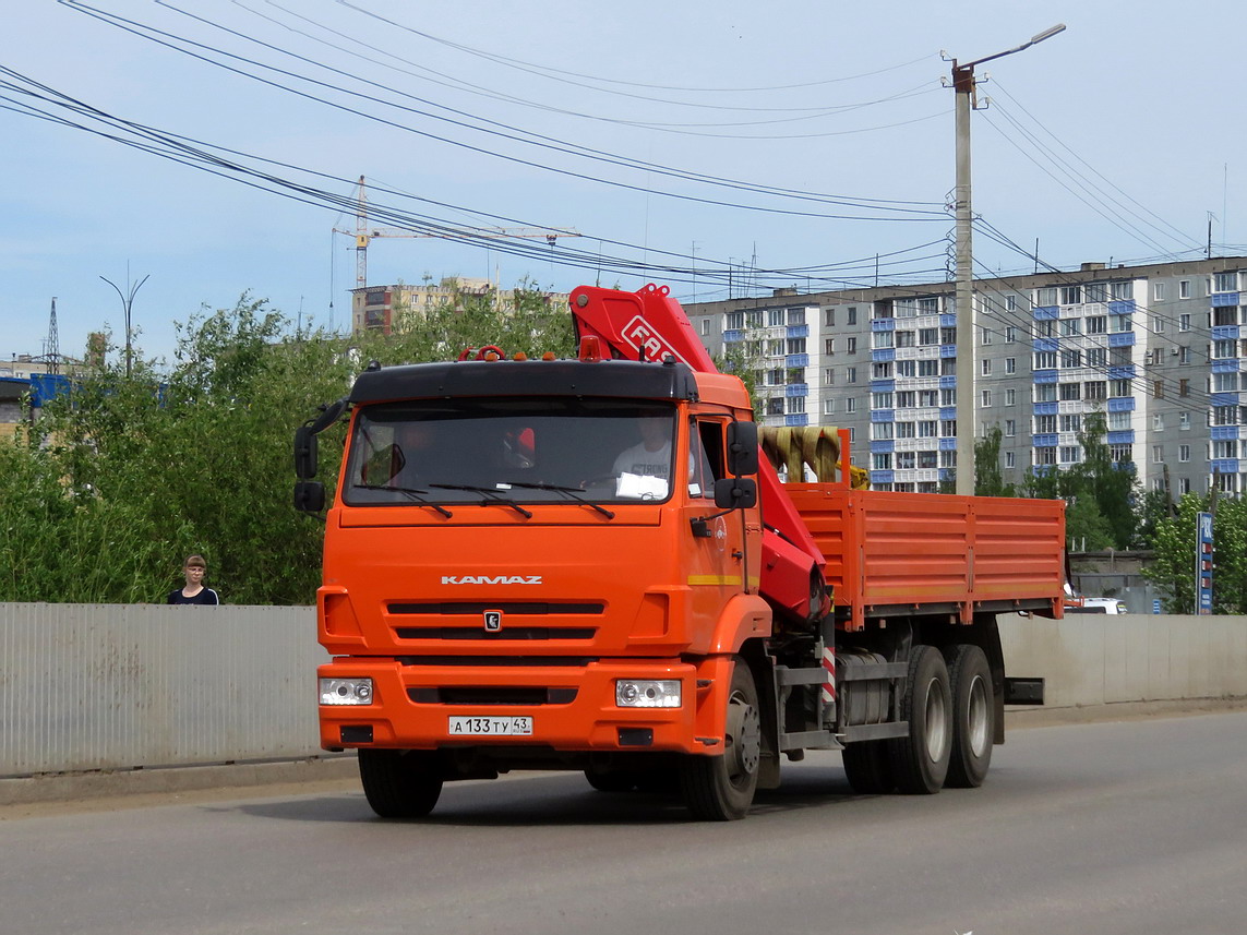 Кировская область, № А 133 ТУ 43 — КамАЗ-65115-A5(48)