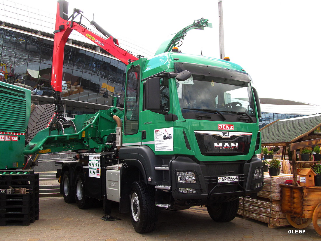 Минская область, № АР 8555-5 — MAN TGS Euro 6 II (Общая модель); Минск — Выставка "Лесдревтех-2021"