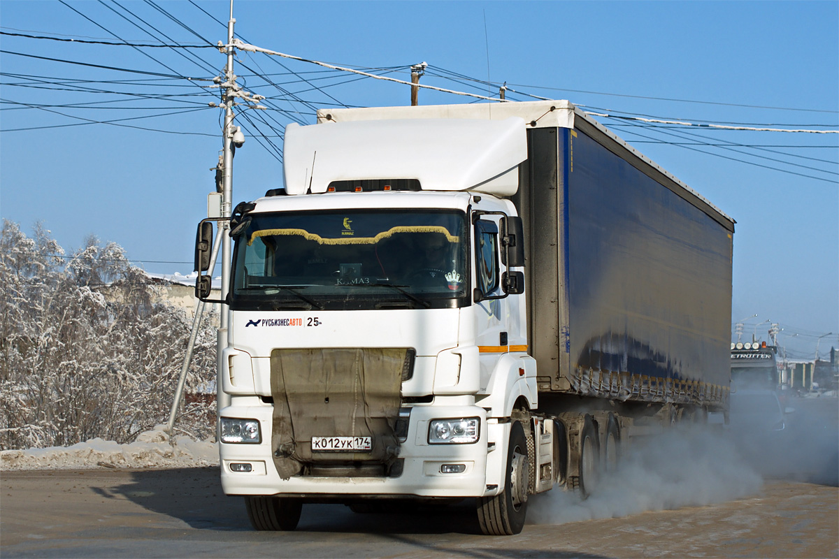 Челябинская область, № К 012 УК 174 — КамАЗ-65206-T5(68)
