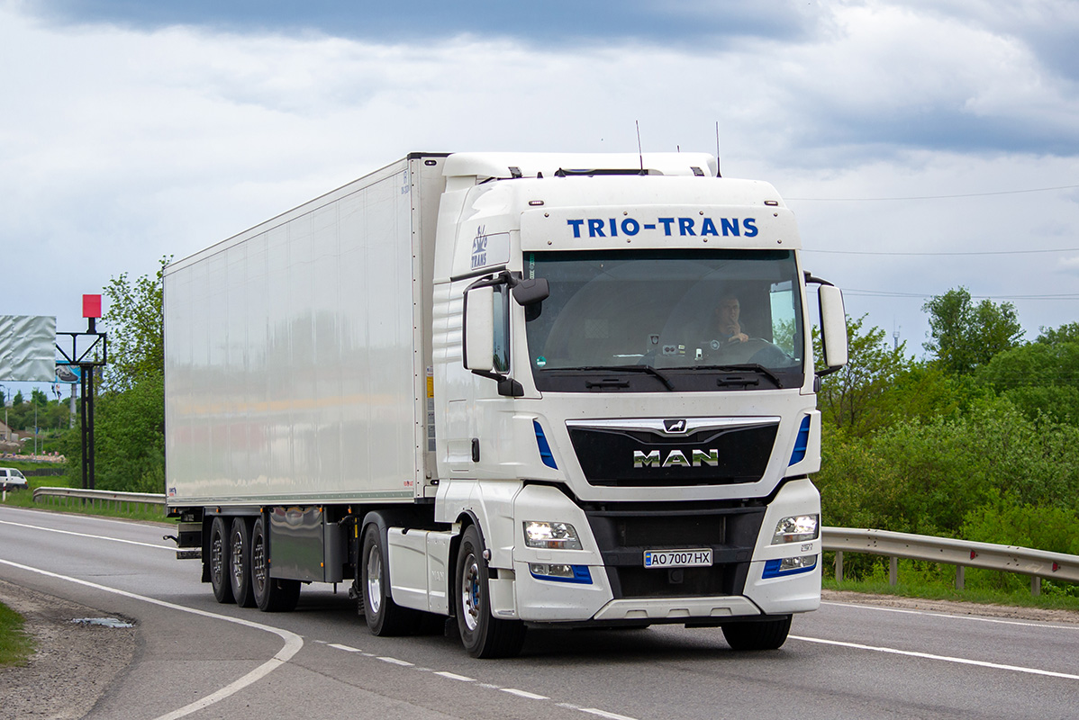 Закарпатская область, № АО 7007 НХ — MAN TGX ('2012) 18.480